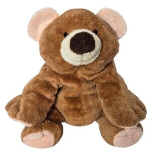 Vintage Ty Slumbers Bear Plush 8" Pluffies Brown Teddy Soft Cuddly Nursery 2003